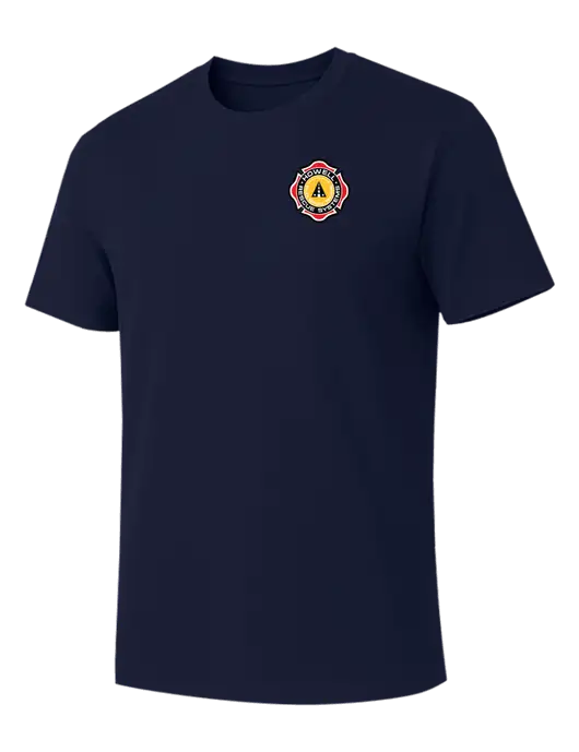 Allmade Dark Navy Organic Cotton Tee w/Howell Rescue Systems Logo