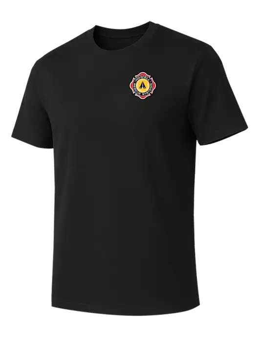 Allmade Deep Black Organic Cotton Tee w/Howell Rescue Systems Logo