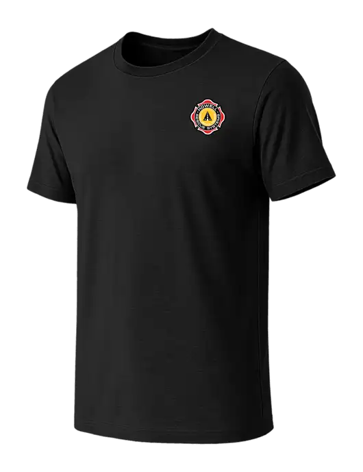 BELLA+CANVAS Black CVC Short Sleeve Tee w/Howell Rescue Systems Logo