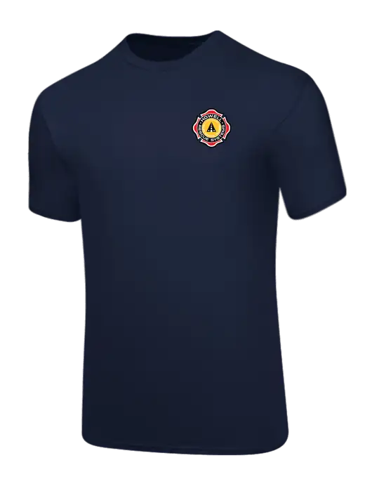 Core Blend Navy T-Shirt w/Howell Rescue Systems Logo