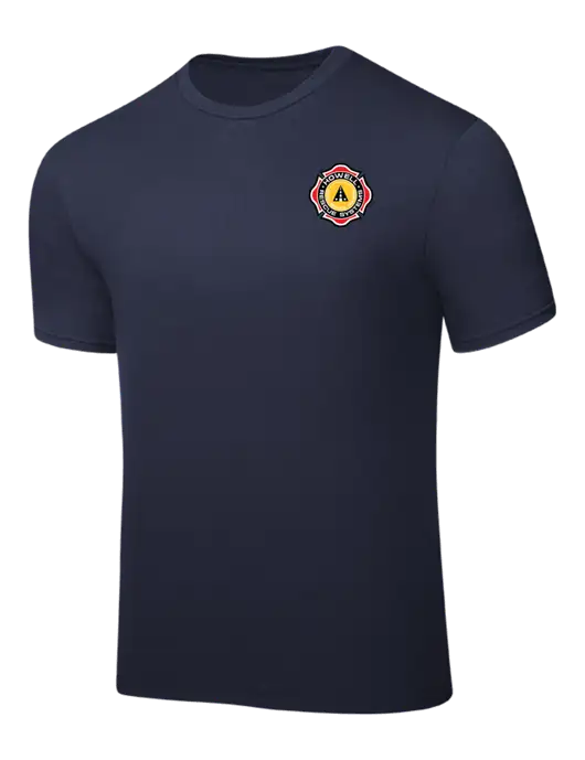 Navy PosiCharge Competitor Tee w/Howell Rescue Systems Logo