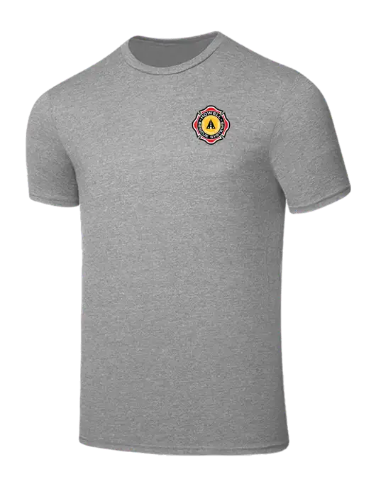 Seriously Soft Light Heather Grey T-Shirt w/Howell Rescue Systems Logo