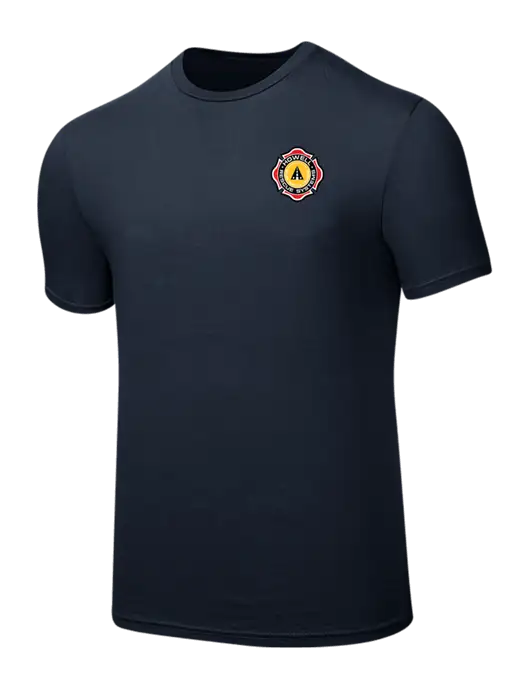 Seriously Soft Navy T-Shirt w/Howell Rescue Systems Logo