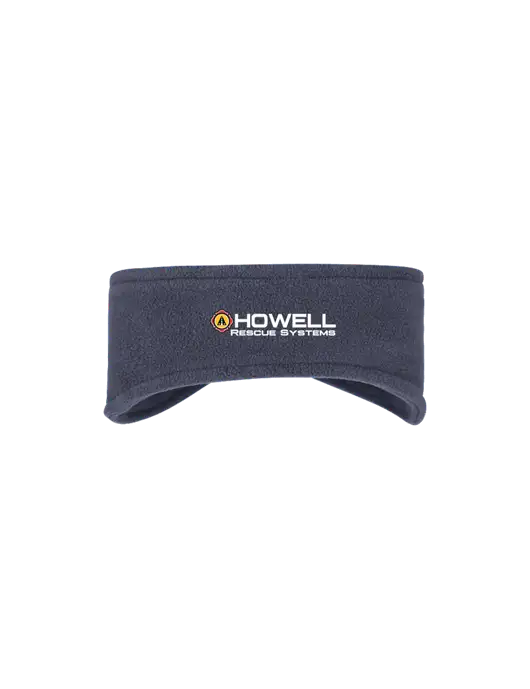 Navy Stretch Fleece Headband w/Howell Rescue Systems Logo