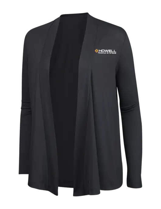 Smoke Grey Womens Concept Cardigan w/Howell Rescue Systems Logo