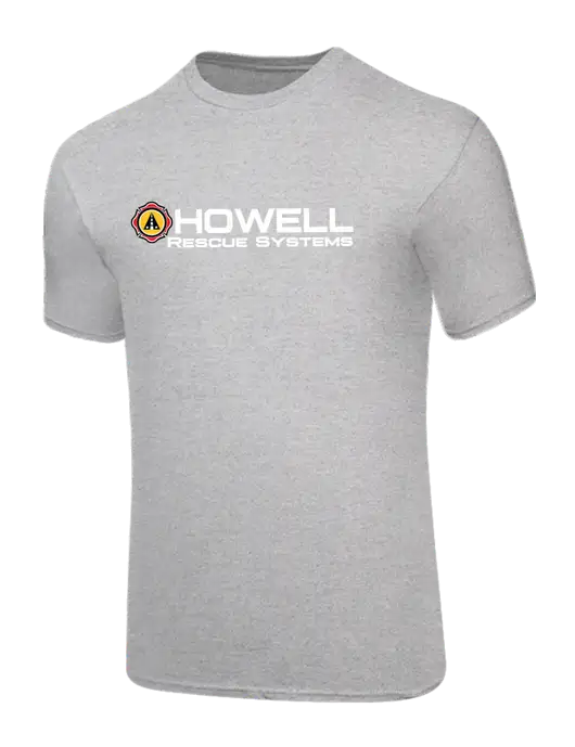 Core Blend Light Grey Heather T-Shirt w/Howell Rescue Systems Logo