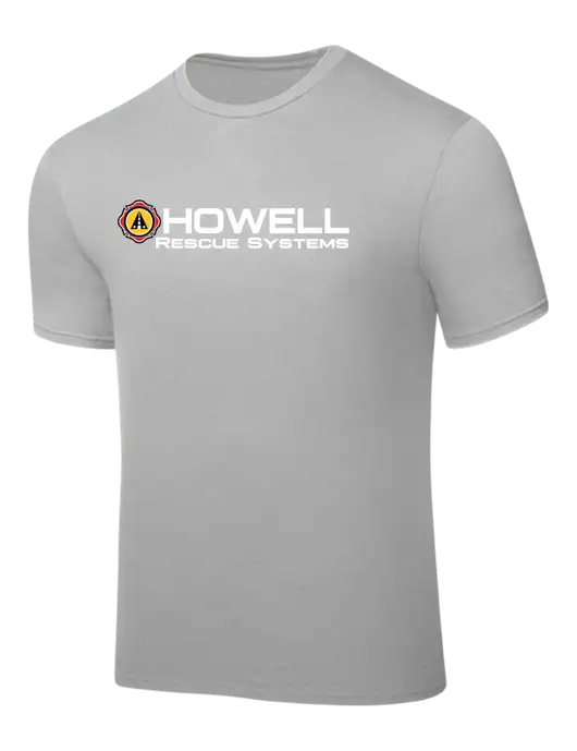 Silver PosiCharge Competitor Tee w/Howell Rescue Systems Logo