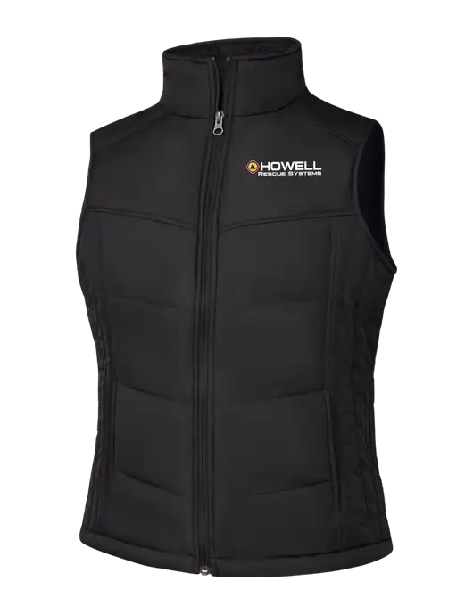 Womens Black/Black Vest w/Howell Rescue Systems Logo