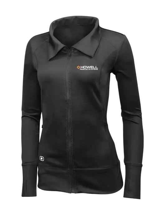 OGIO Blacktop Womens Endurance Fulcrum Full-Zip w/Howell Rescue Systems Logo