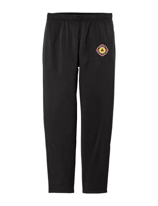 Womens Tricot Black Track Jogger w/Howell Rescue Systems Logo