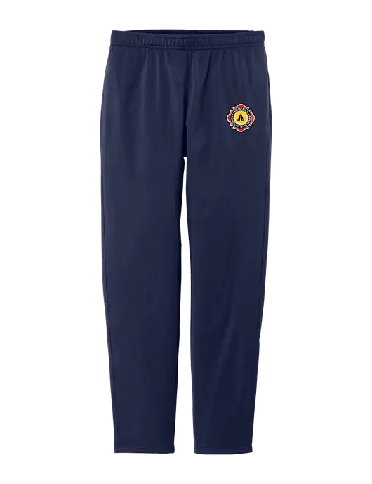 Womens Tricot Navy Track Jogger w/Howell Rescue Systems Logo