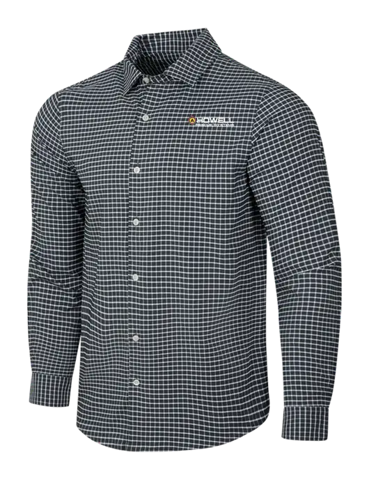 Dark Grey/White City Stretch Shirt w/Howell Rescue Systems Logo