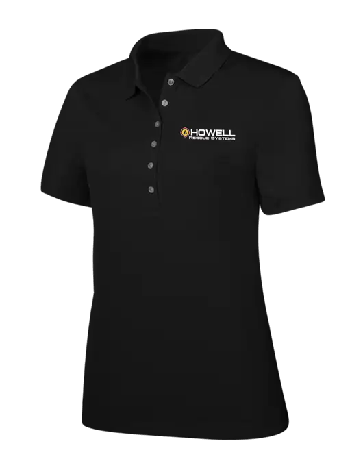 Callaway Womens Ottoman Black Polo w/Howell Rescue Systems Logo