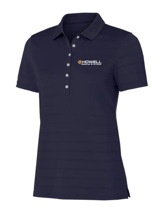 Callaway Womens Navy Ventilated Polo w/Howell Rescue Systems Logo