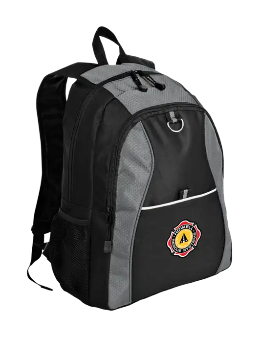 Honeycomb Grey/Black Backpack w/Howell Rescue Systems Logo