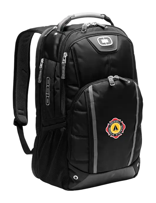 OGIO Black Bolt Pack w/Howell Rescue Systems Logo