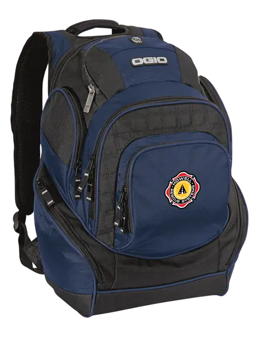 OGIO Navy Mastermind Pack w/Howell Rescue Systems Logo