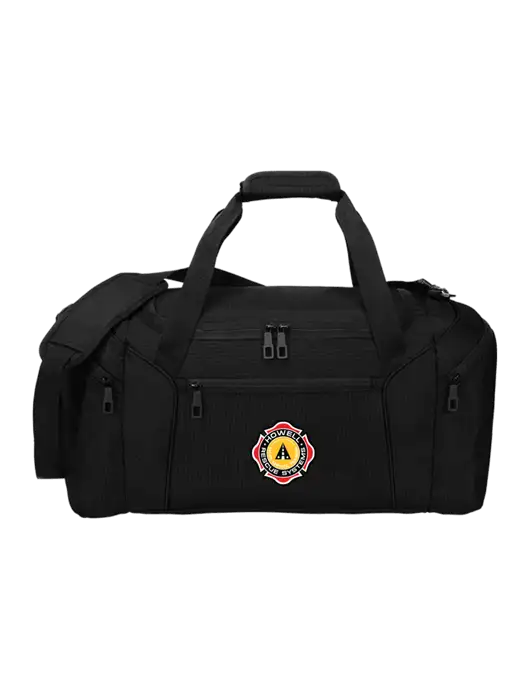 Slim & Lite Black Duffel    w/Howell Rescue Systems Logo