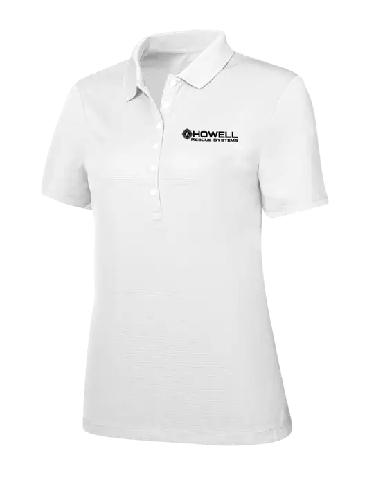 Callaway Womens Ottoman Bright White Polo w/Howell Rescue Systems Logo